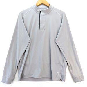 Stio Base Layer Top Mens Medium Gray 1/2 Zip Performance Hiking Pullover Jacket